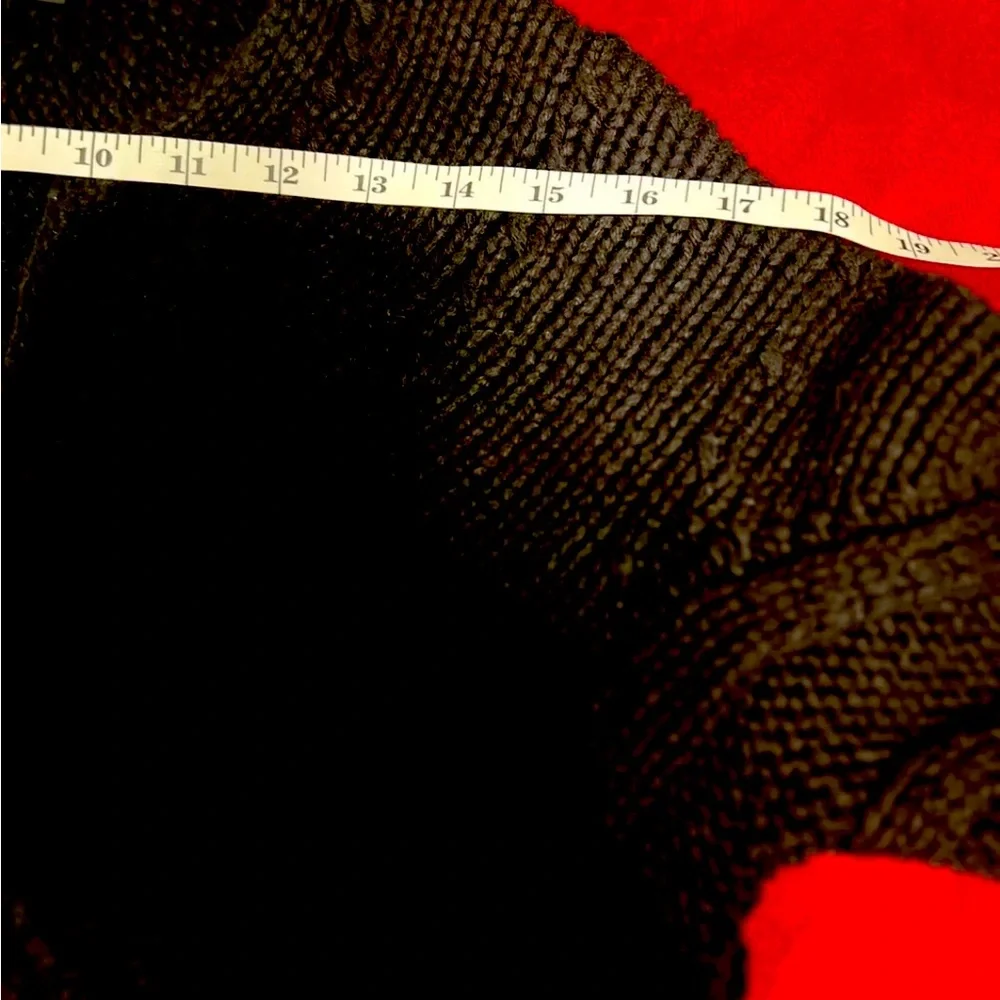 Theory Cardigan Women 2 Cotton Wool Cashmere Blend Black  Scarf Attach - Picture 12 of 15